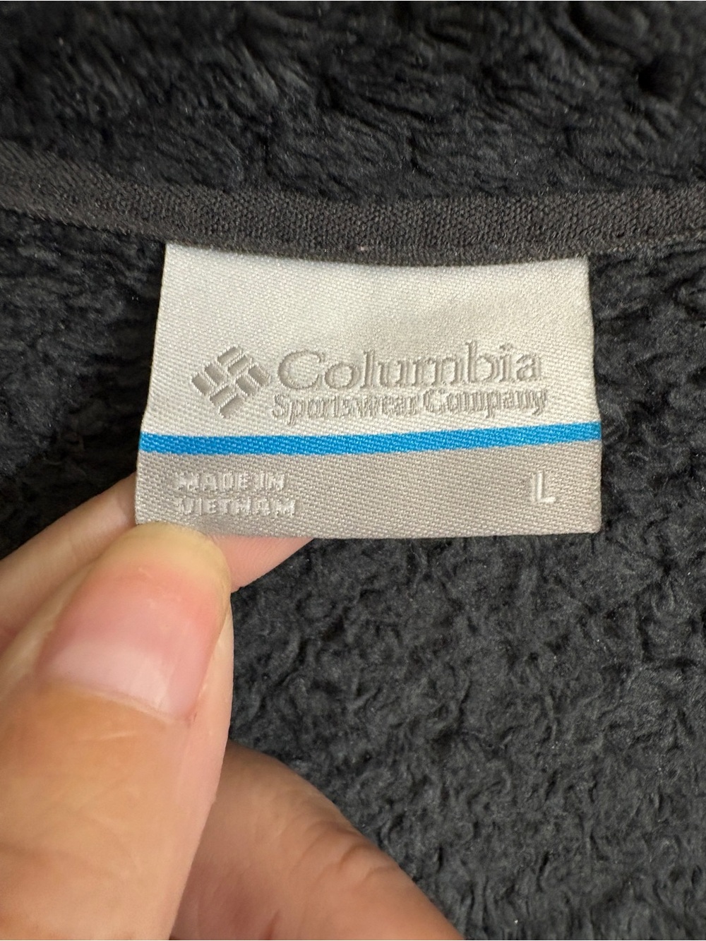 Columbia Fire Side II Sherpa Fleece Jacket Women’s L Gray Full Zip AL1086 - Picture 4 of 6